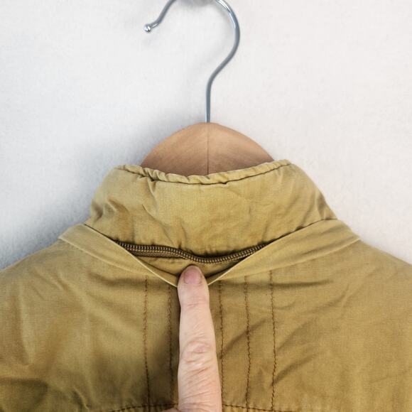 American Stitch Khaki Moto Jacket Multi Pockets Full Zip Men’s SZ SM EUC - Picture 9 of 16